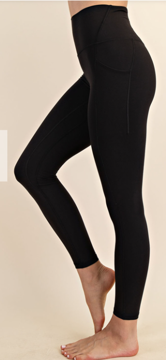 Butter Basic Leggings with Pockets